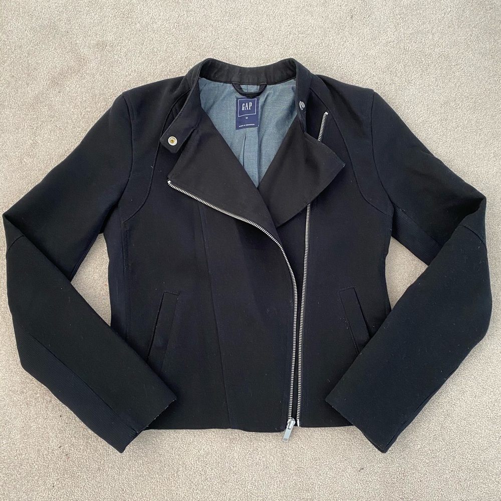 GAP Moto Jacket. Size M